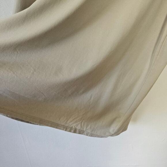 Soft Surroundings Sleeveless Stetch Knit Tunic Tank L Beige Ivory - Picture 4 of 5